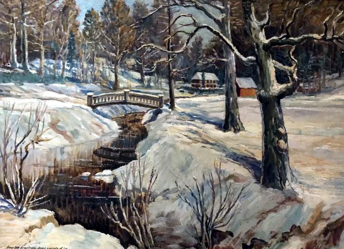 Shreveport Park in January